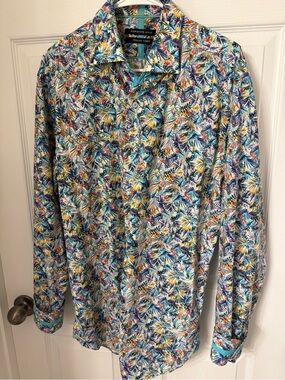 Hammer & Nash Men's Multicolor Tropical Button-Down Shirt